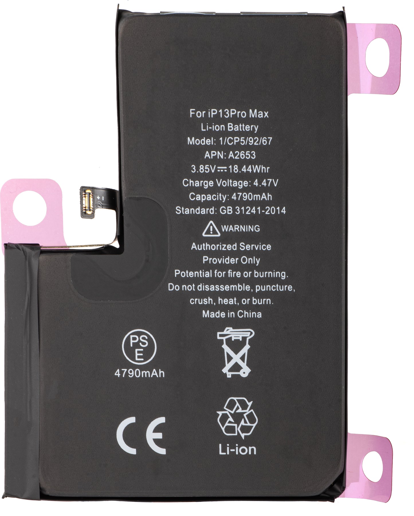 Apple iPhone 13 Pro Max Battery, Diagnostic High Capacity
