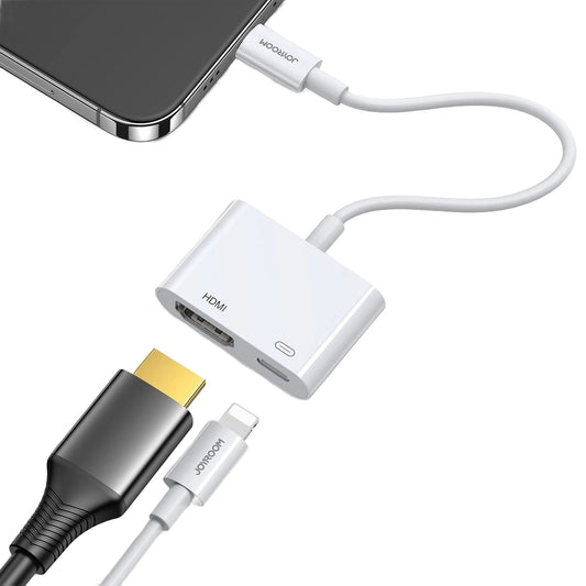 Lightning Audio and Video Adapter - HDMI / Lightning Joyroom S-H141, White