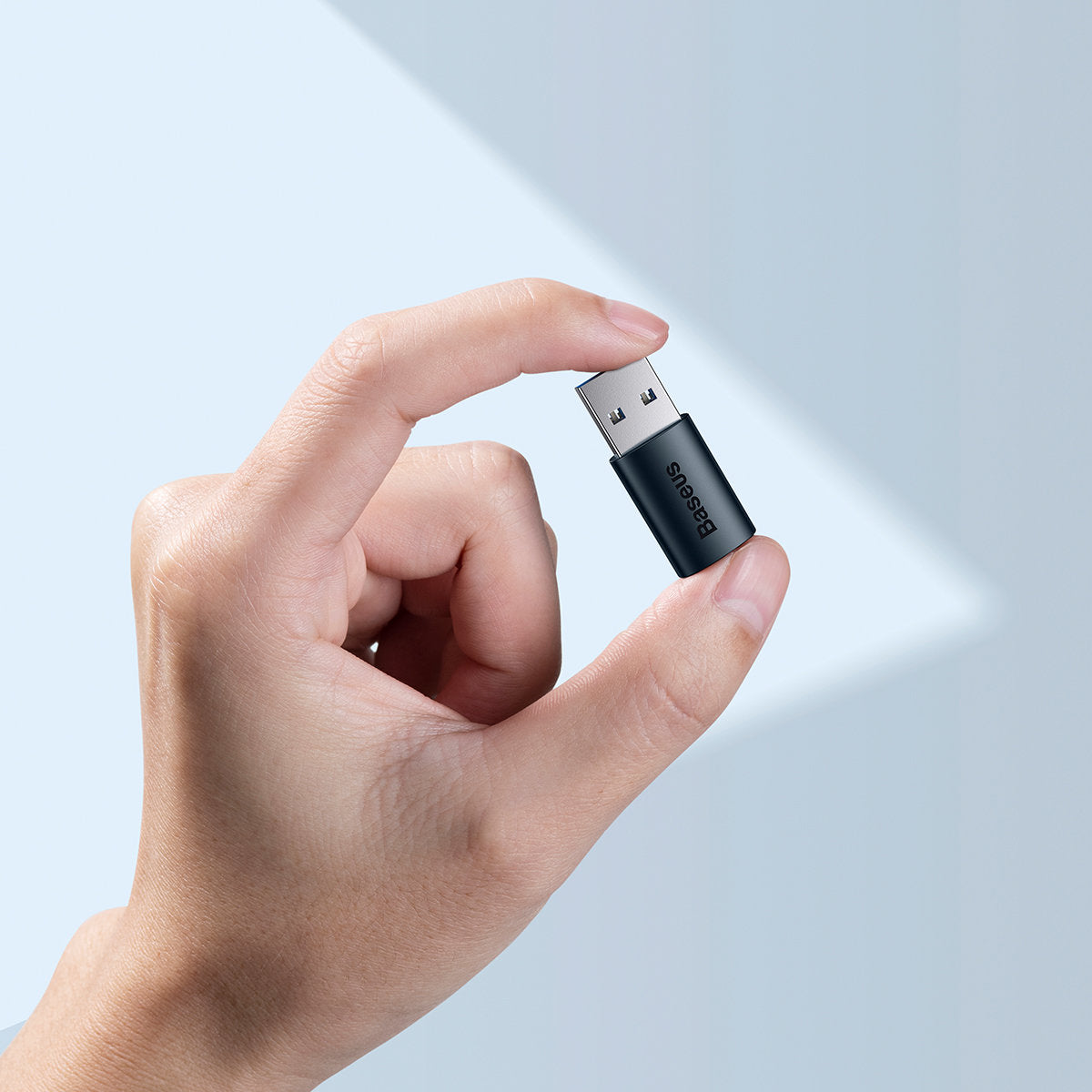 Baseus Ingenuity USB-C - USB-A USB-C Charging and Data Adapter, Blue ZJJJQ000103