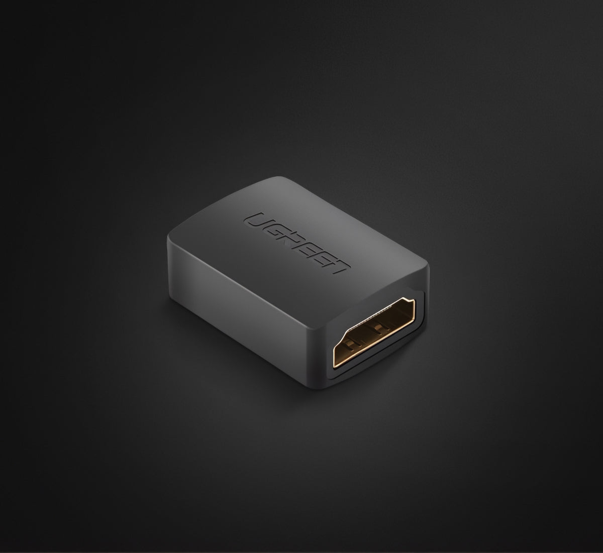UGREEN HD112 Video Adapter, HDMI - HDMI, 4K, Black