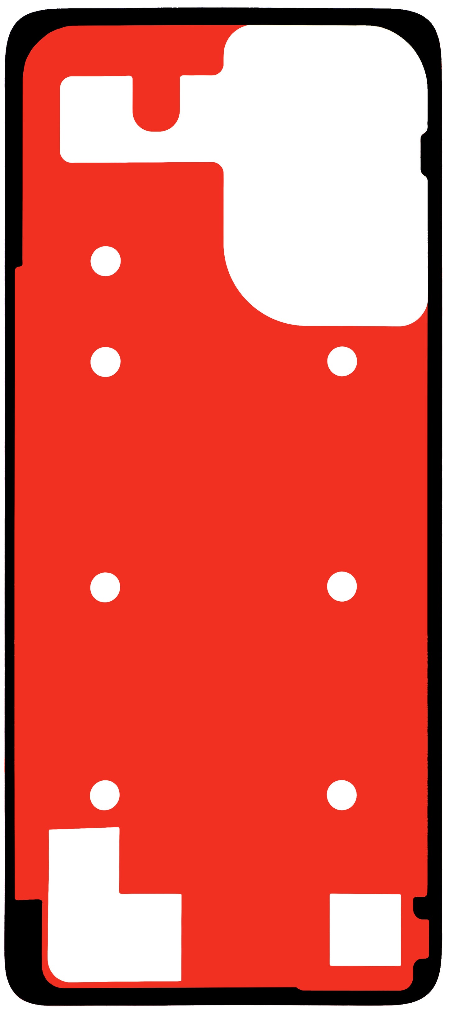 Motorola Moto G06 Power / G06 Battery Cover Adhesive, Service Pack 5948C31280