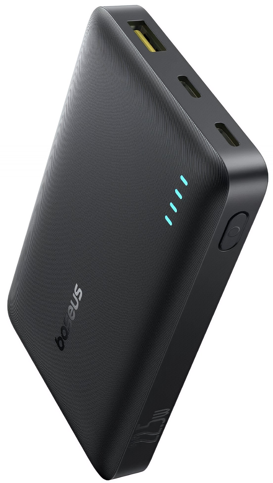 Baseus EnerFill FP21 External Battery, 10000mAh, 22.5W, QC + PD, 1 x USB-A - 2 x USB-C, Black P1008210D123-00