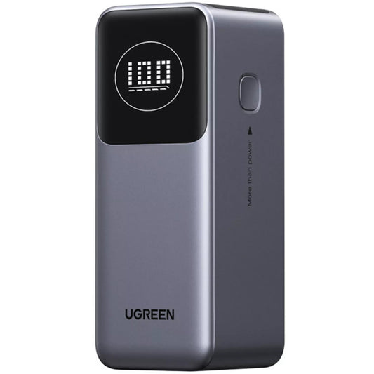 UGREEN PB724 External Battery, 12000mAh, 100W, QC + PD, 1 x USB-A - 1 x USB-C, Grey