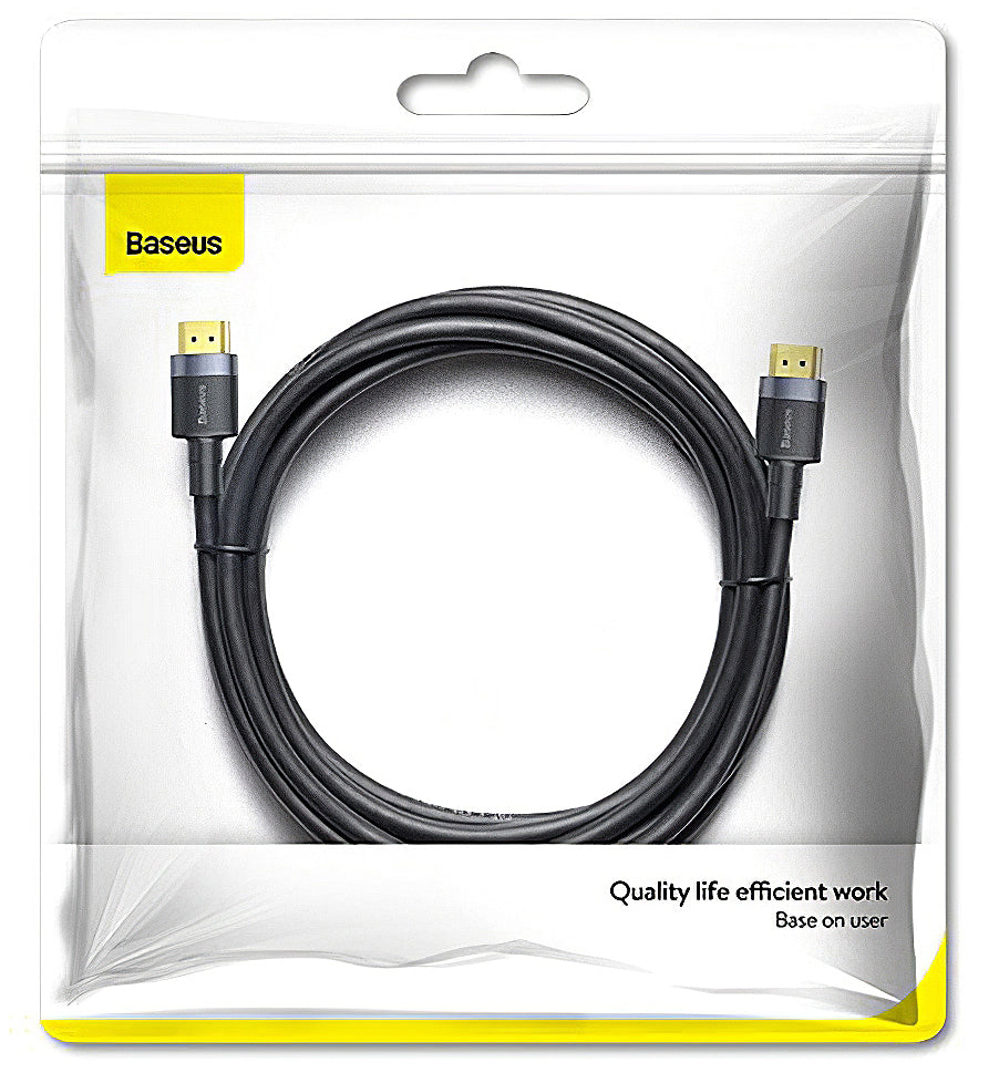 Baseus Cafule Video Cable, HDMI - HDMI, 4K, 1m, Black CADKLF-E01