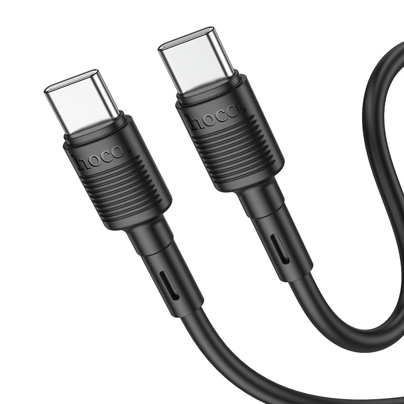 USB-C Data and Charging Cable - USB-C HOCO X83 Victory USB-C, 60W, 1m, Black