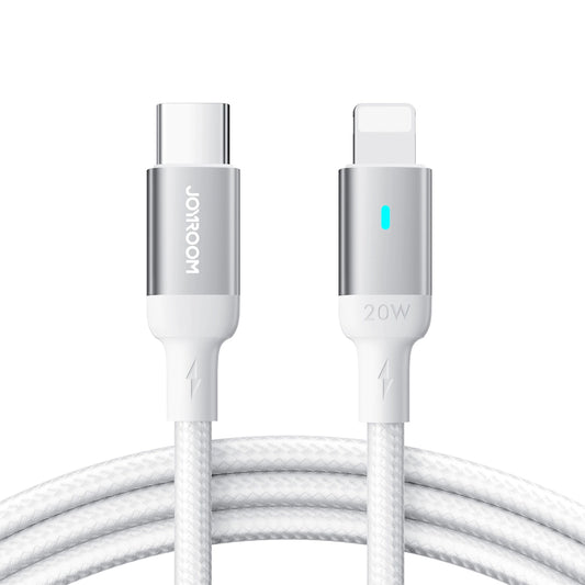 USB-C to Lightning Data and Charging Cable Joyroom S-A10, 20W, 1.2m, White