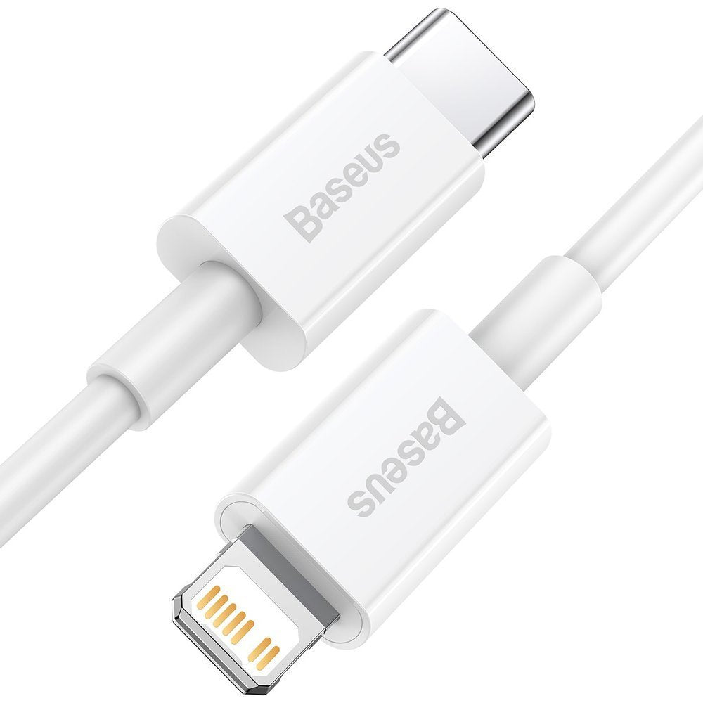 USB-C to Lightning Data and Charging Cable Baseus Superior Series, 20W, 0.25m, White CATLYS-02