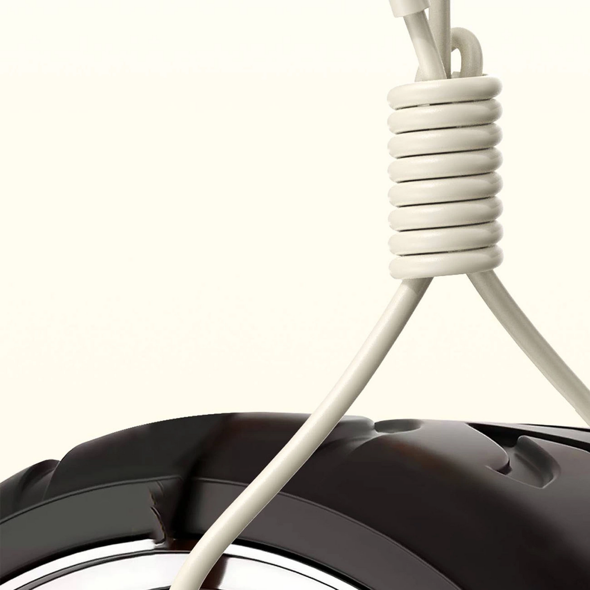 USB-A to Lightning Data and Charging Cable Dudao L7SL, 18W, 1m, Beige
