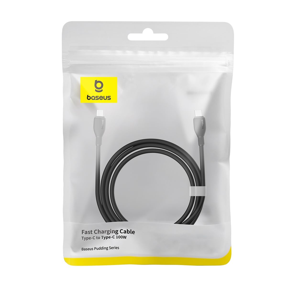 USB-C Data and Charging Cable - USB-C Baseus Pudding, 100W, 1.2m, Black P10355702111-00