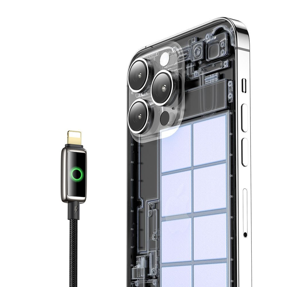 USB-A to Lightning McDodo CA-6590 Data and Charging Cable, Auto Power Off, 18W, 1.2m, Black