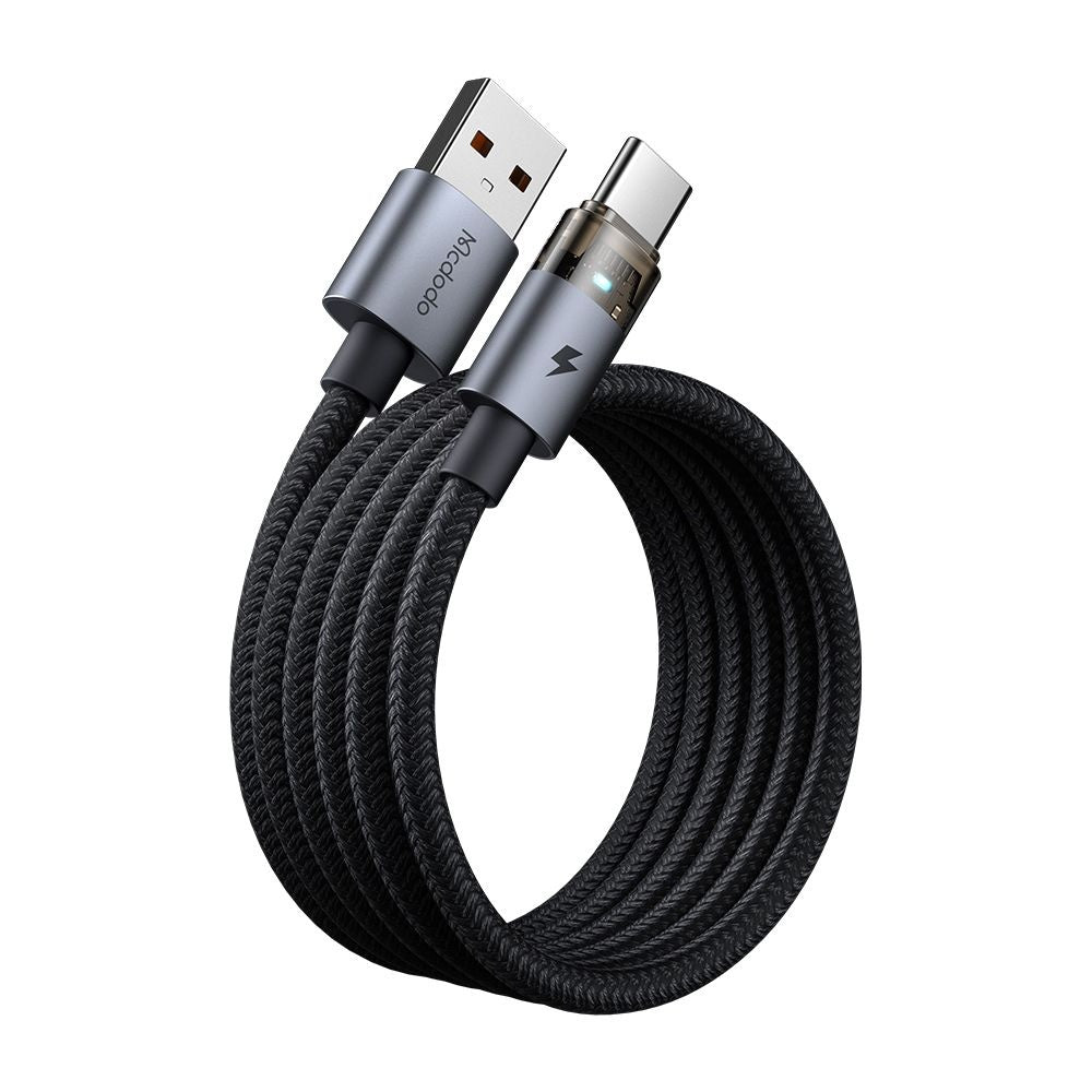 USB-A to USB-C Data and Charging Cable McDodo CA-6890, 66W, 1.2m, Black
