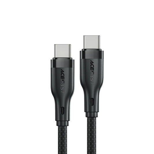 USB-C Data and Charging Cable - USB-C Acefast C8-03, 60W, 1.2m, Black