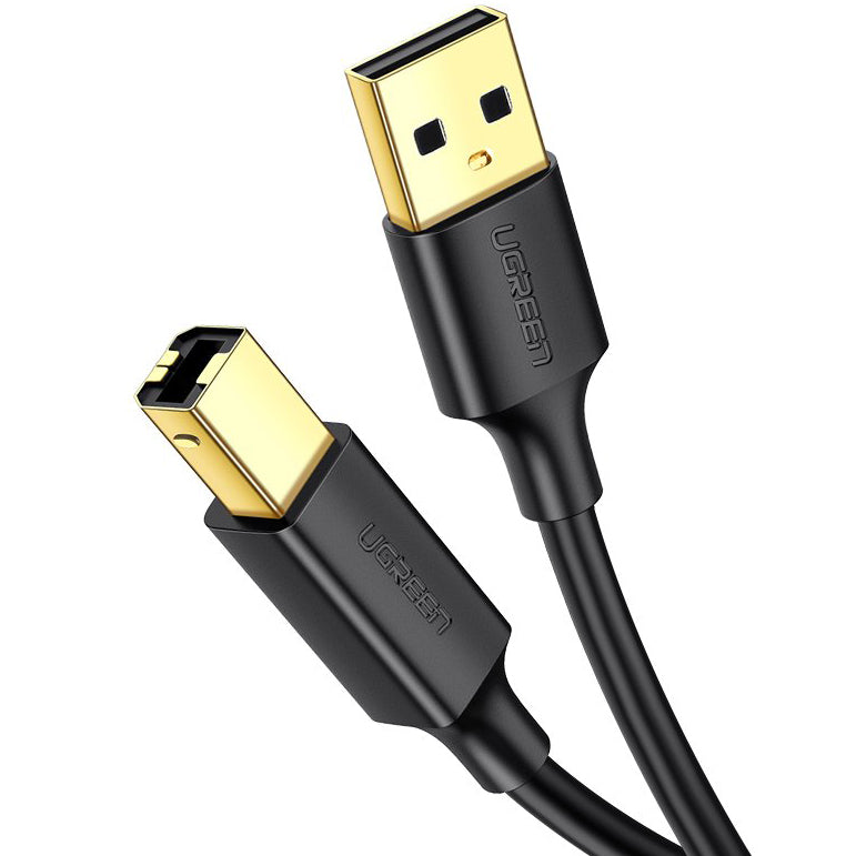 UGREEN US135 Printer Cable, USB-A to USB-B, 3m, Black