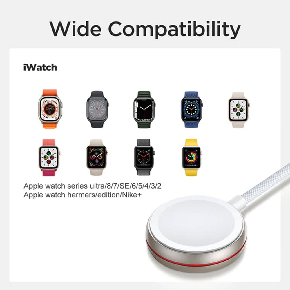 Joyroom S-IW011 Wireless Charger for Apple Watch Series, USB-C, White