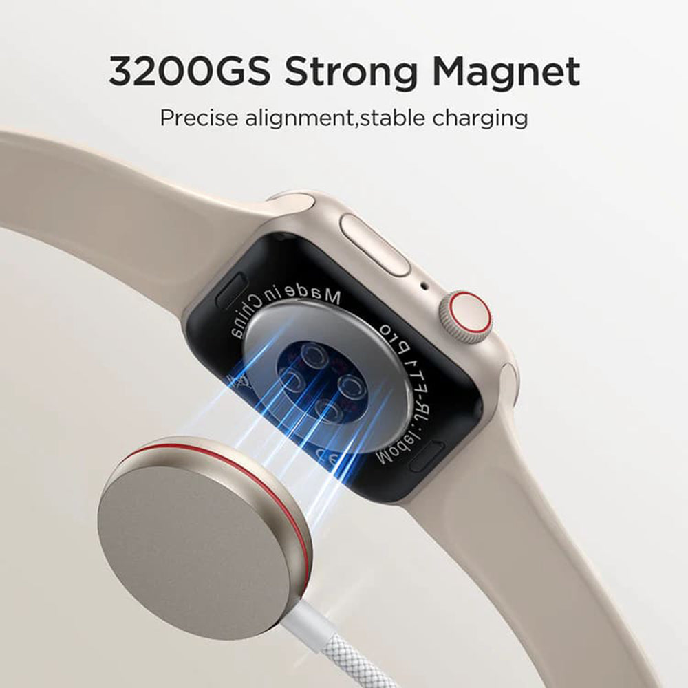 Joyroom S-IW011 Wireless Charger for Apple Watch Series, USB-C, White