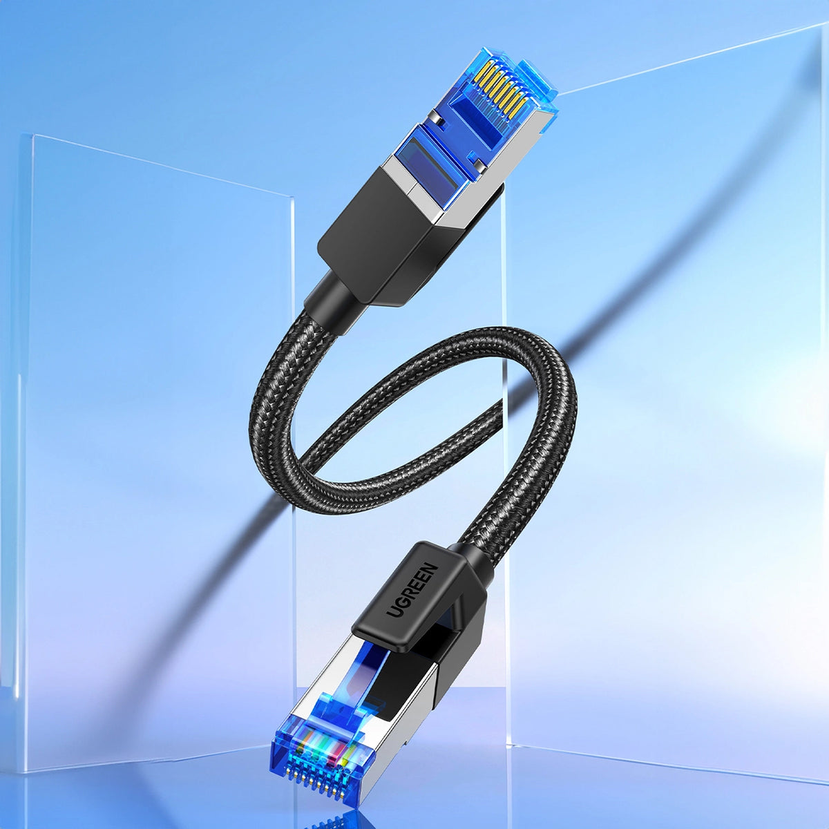 UGREEN NW153 Network Cable, UTP, Cat8, 1.5m, Black