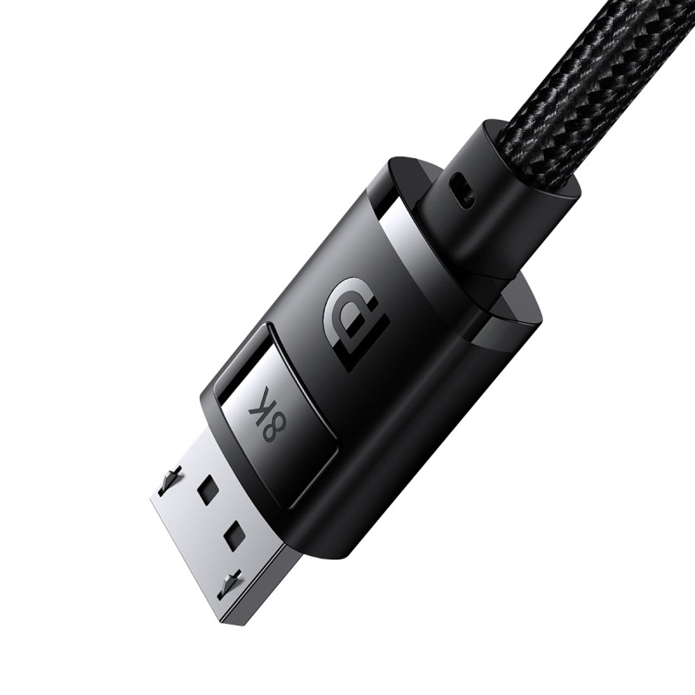 Baseus High Definition Video Cable, DisplayPort - DisplayPort, 8K, 1.5m, Black B00633706111-01