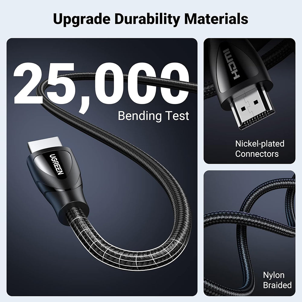 Ugreen HD140 Video Cable (80405), HDMI - HDMI, 8K, 5m, Black