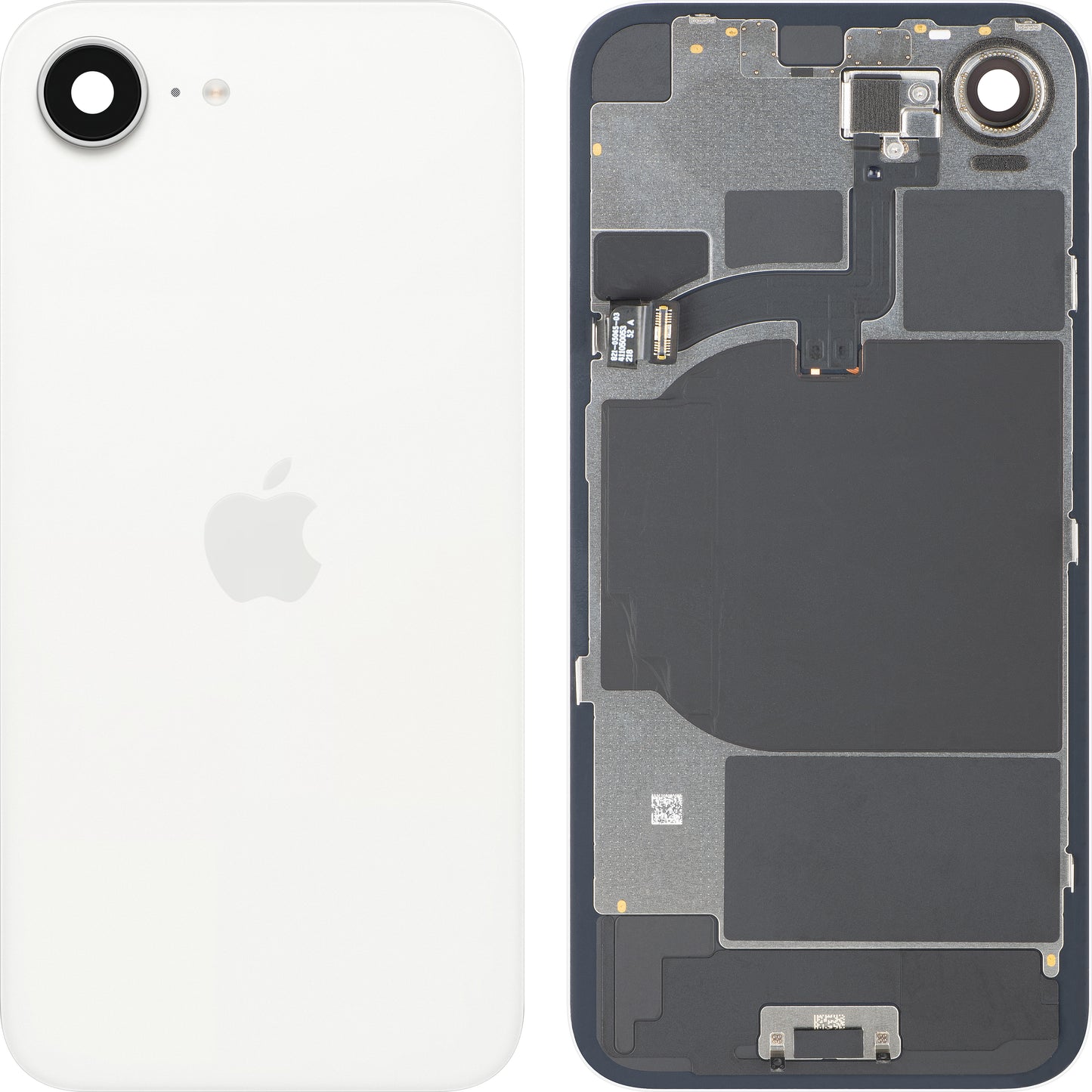 Apple iPhone 16e Battery Cover, White, Swap