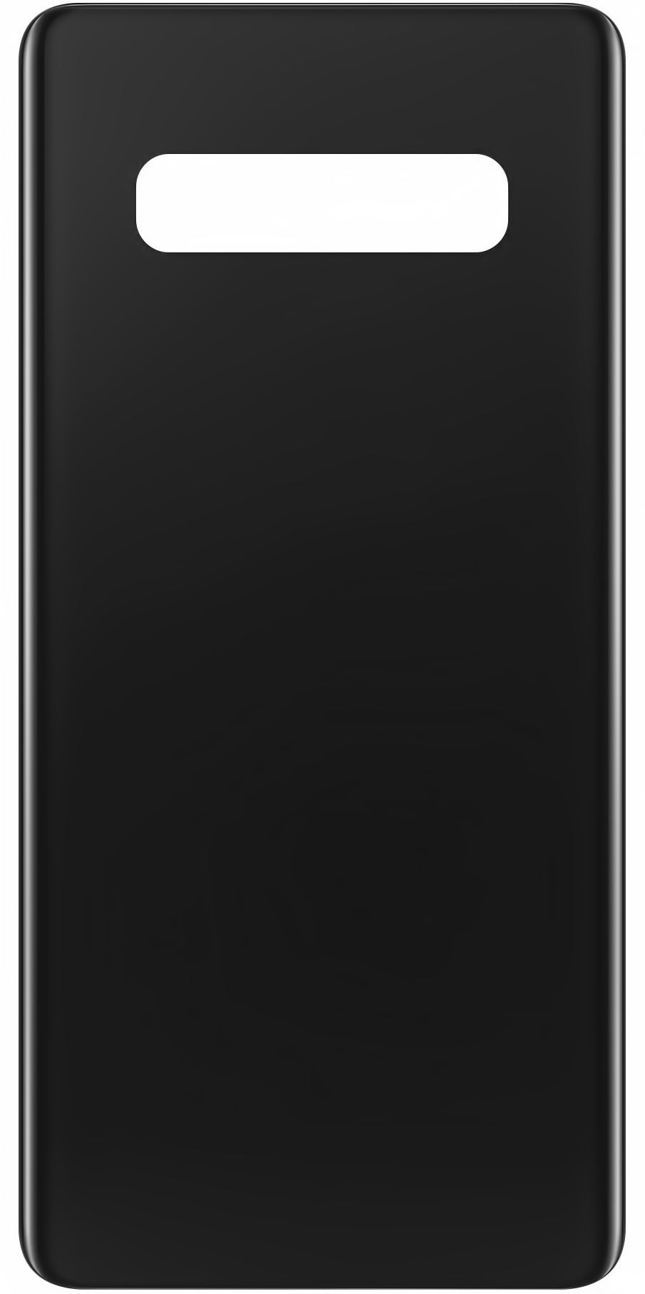 Battery Cover compatible with Samsung Galaxy S10+ G975, Black (Prism Black)