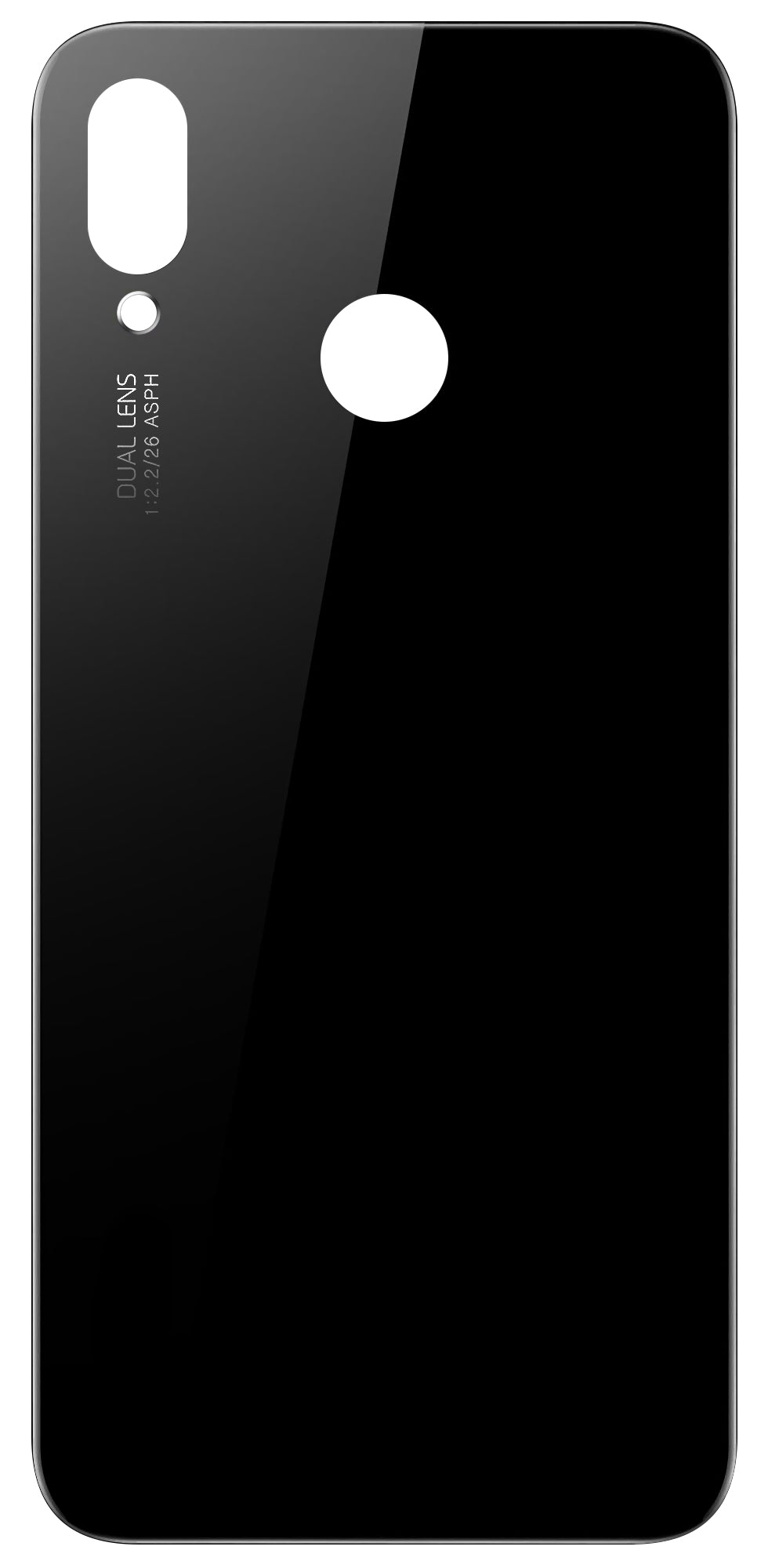 Battery Cover compatible with Huawei P20 Lite, Black