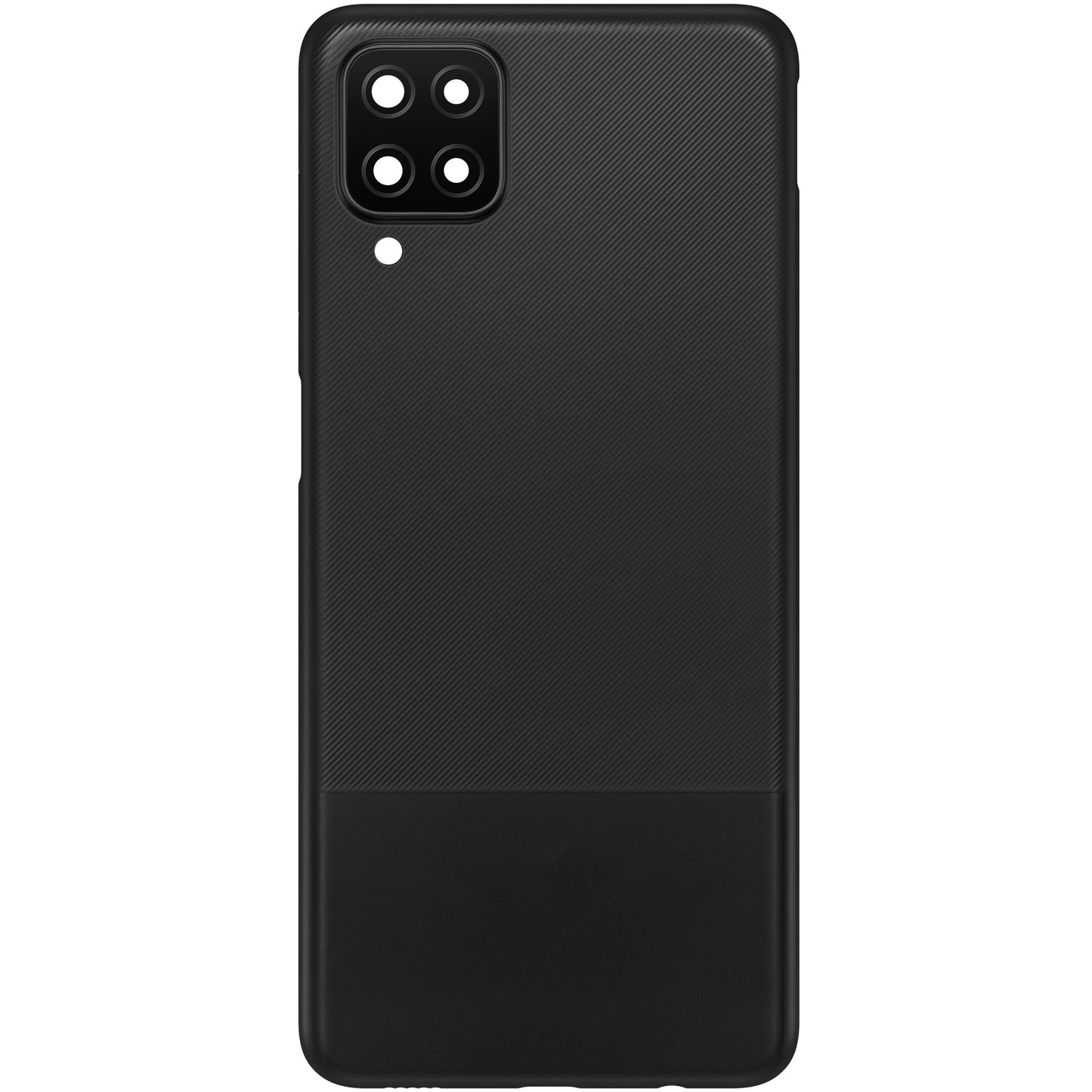 Battery Cover compatible with Samsung Galaxy A12 Nacho A127 / A12 A125, Black