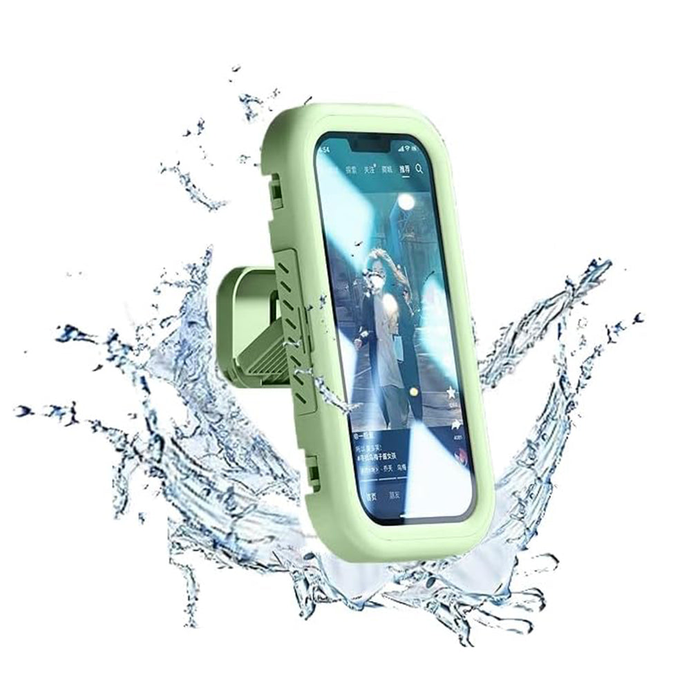 Techsuit LC-999 Wall Case with Touch Membrane for Phone, Waterproof, Green
