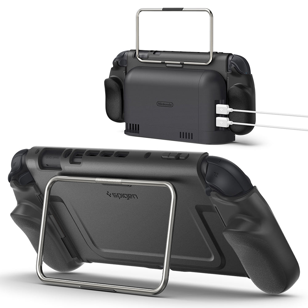 Spigen Dual Grip Pro Protective Case for Nintendo Switch 2, Black ACS10196