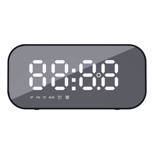 HAVIT M3 Digital Clock with Bluetooth Speaker, Black