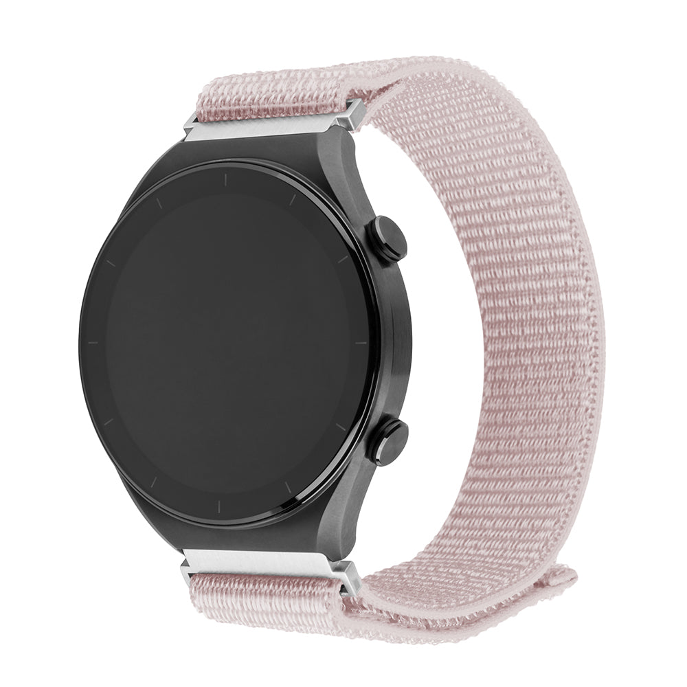Fixed Nylon Sporty Strap for Huawei Watch / Xiaomi Watch Series, 22mm, Rose Gold