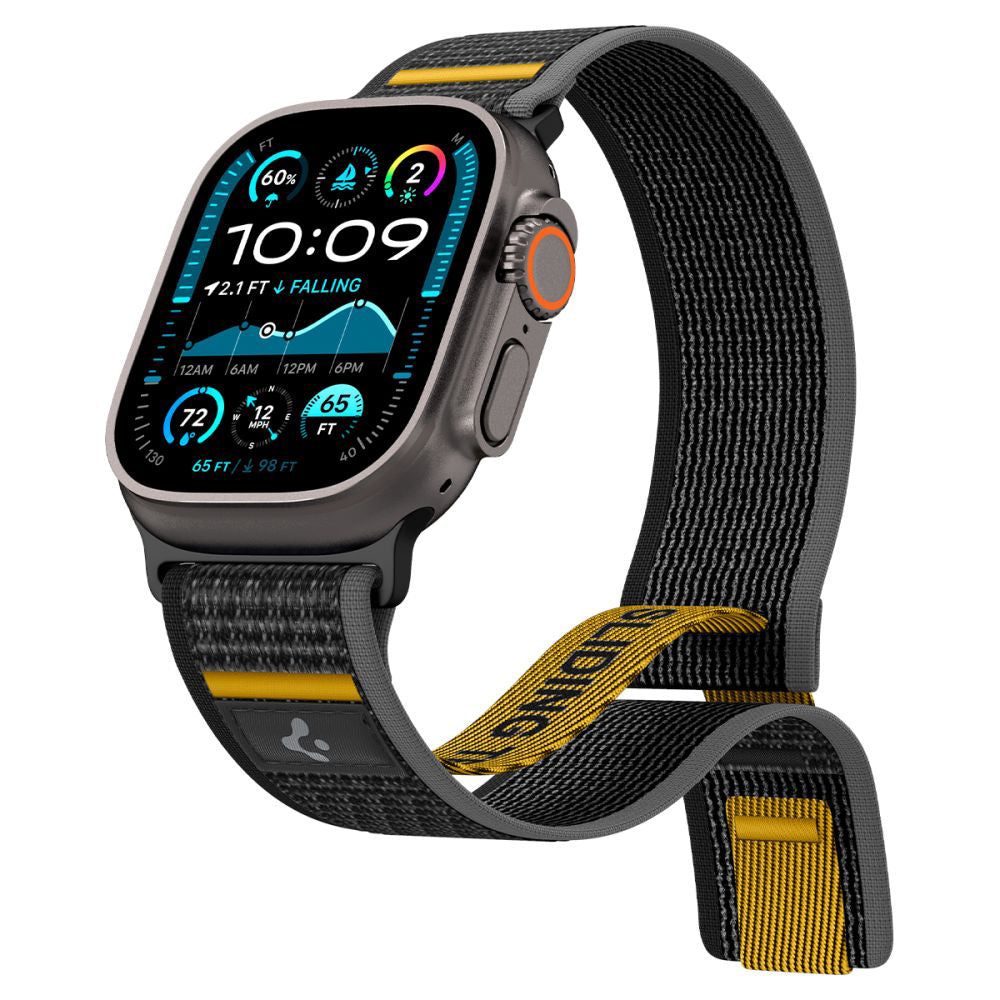 Spigen Athlex Air Strap for Apple Watch 49mm / 46mm / 45mm / 44mm Series, Black AMP09033