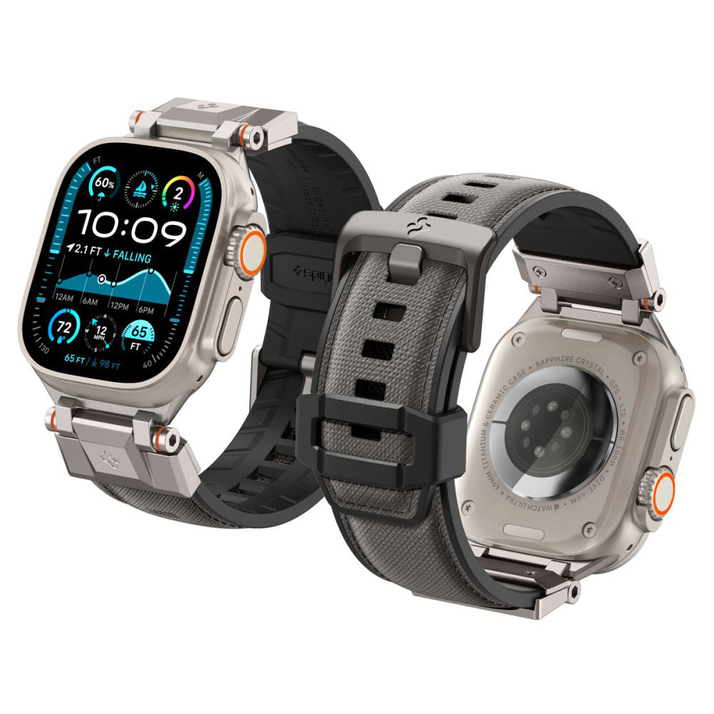 Spigen DuraPro Armor Strap for Apple Watch 49mm / 46mm / 45mm / 44mm / 42mm Series, Gray