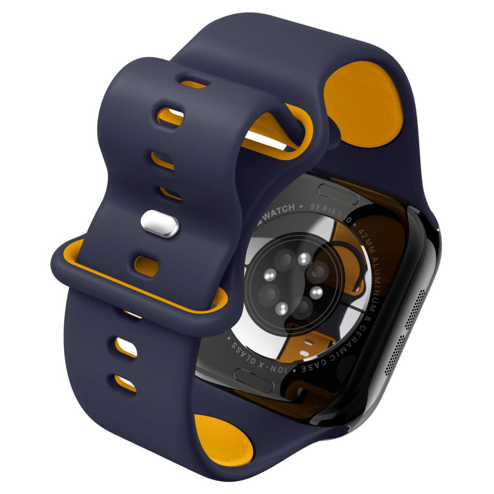 Spigen Nano Pop Strap for Apple Watch 42mm / 41mm / 40mm / 38mm Series, Navy AMP09325