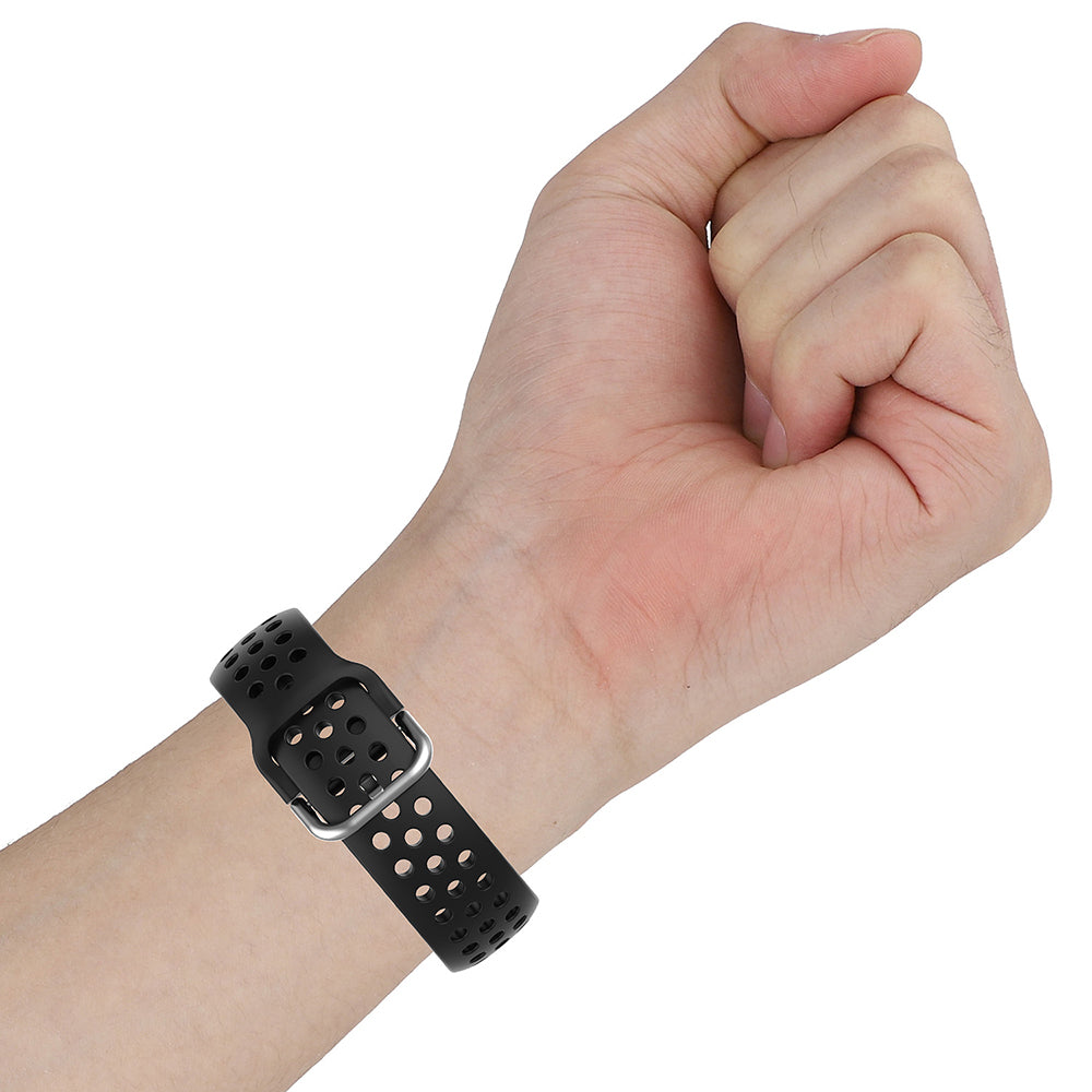 Techsuit W004 Strap for Samsung Galaxy Watch / Huawei Watch Series, 20mm, Black
