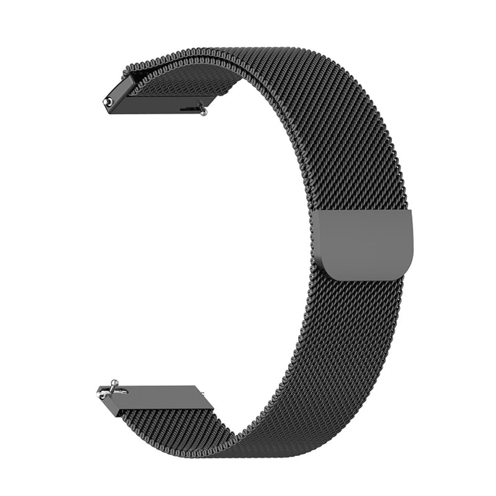 Techsuit W009 Strap for Samsung Galaxy Watch / Huawei Watch Series, 20mm, Black