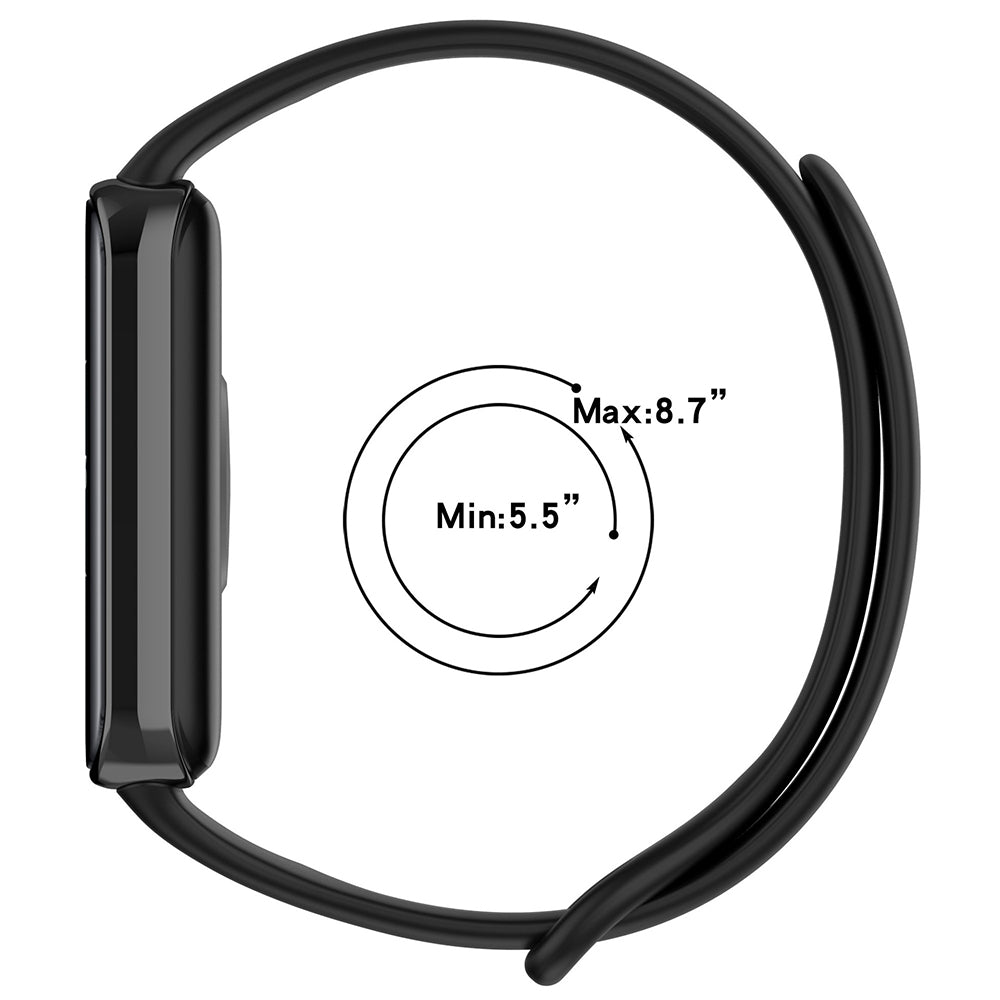Techsuit W014 Strap for Honor Band 9, Black