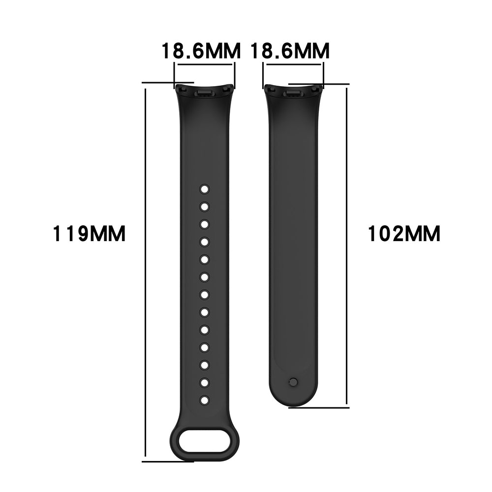 Techsuit W014 Strap for Xiaomi Smart Band 10 / 9 / 8, Black