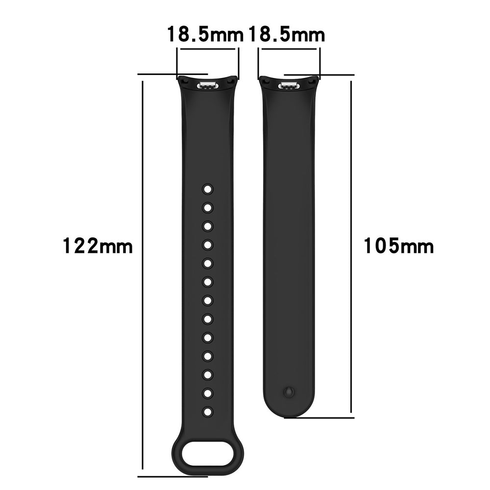 Techsuit W014 Strap for Xiaomi Smart Band 10 / 9 / 8, Dark Red