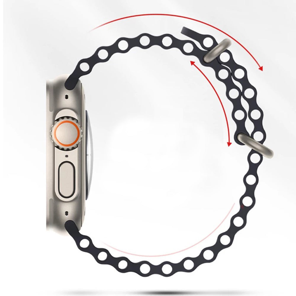 Techsuit W038 Strap for Apple Watch 42mm / 41mm / 40mm / 38mm Series, Orange