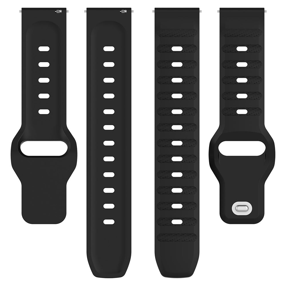 Techsuit W050 Strap for Samsung Galaxy Watch / Huawei Watch Series, 20mm, Black