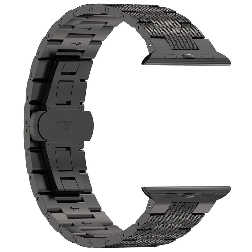 Techsuit W052 Strap for Apple Watch 42mm / 41mm / 40mm / 38mm Series, Black