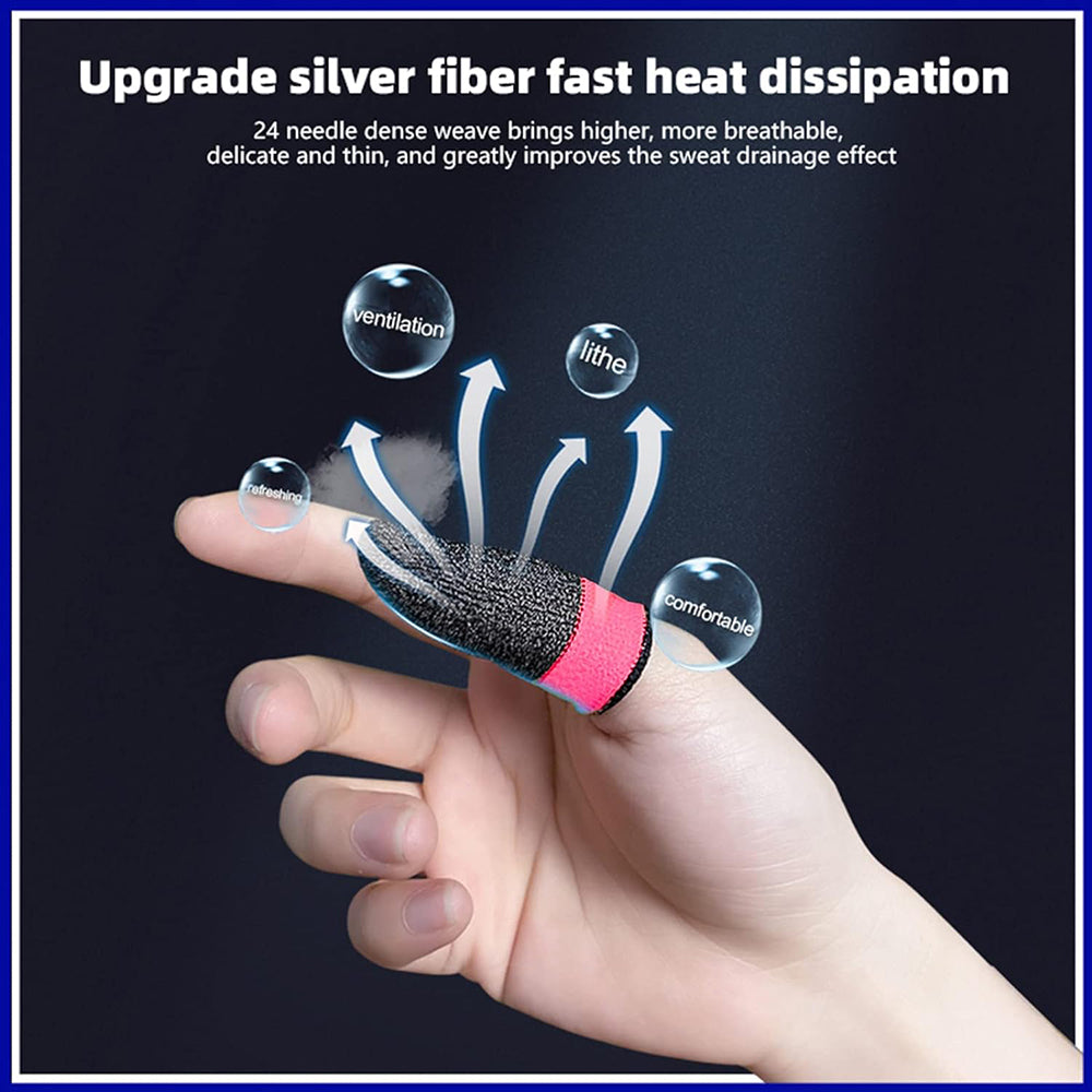 Techsuit FS4-04 Gaming Finger Sleeves, Pink