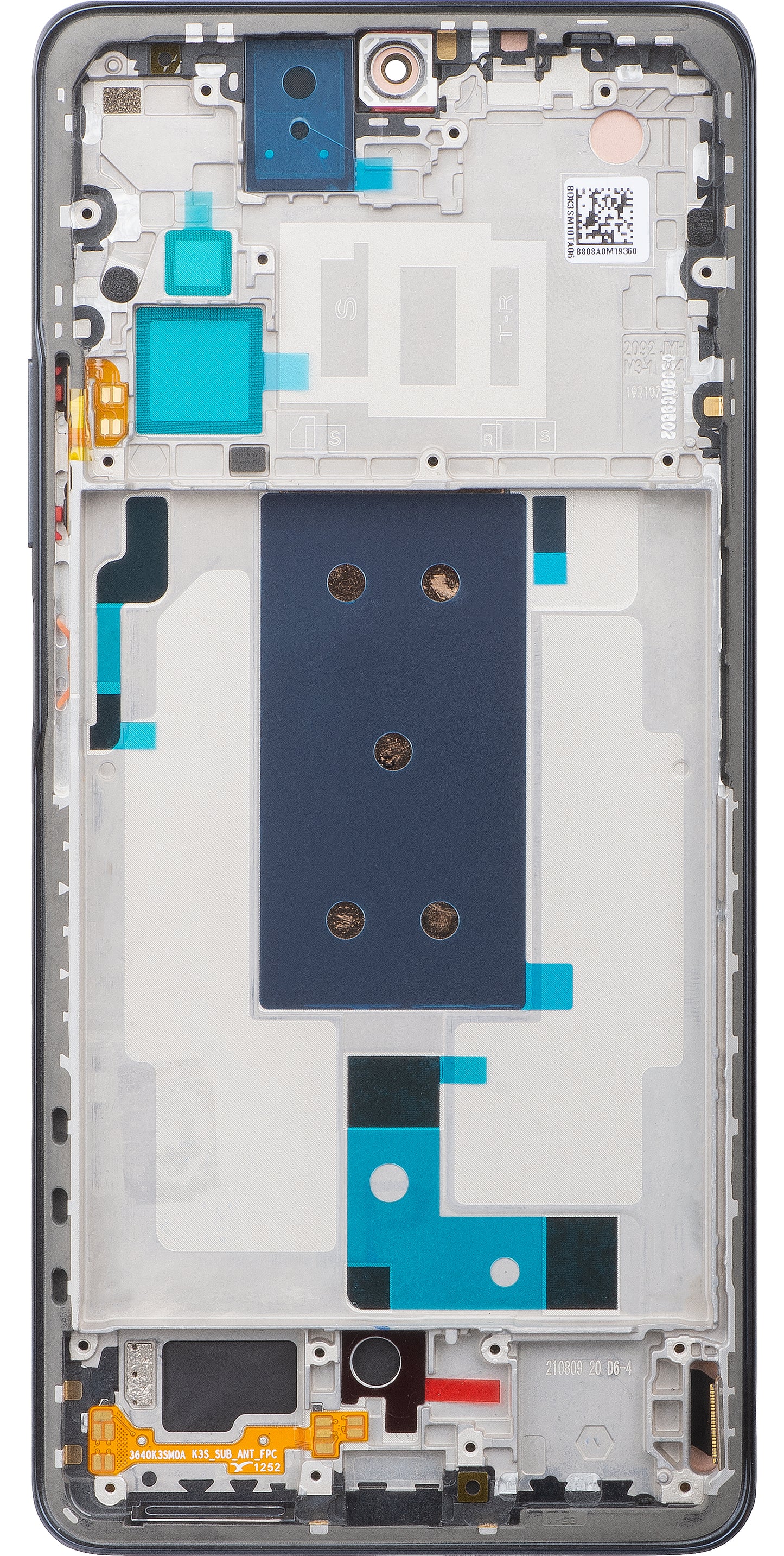 Xiaomi 11T Pro Touchscreen Display, with Frame, Gray, Service Pack 5600030K3S00