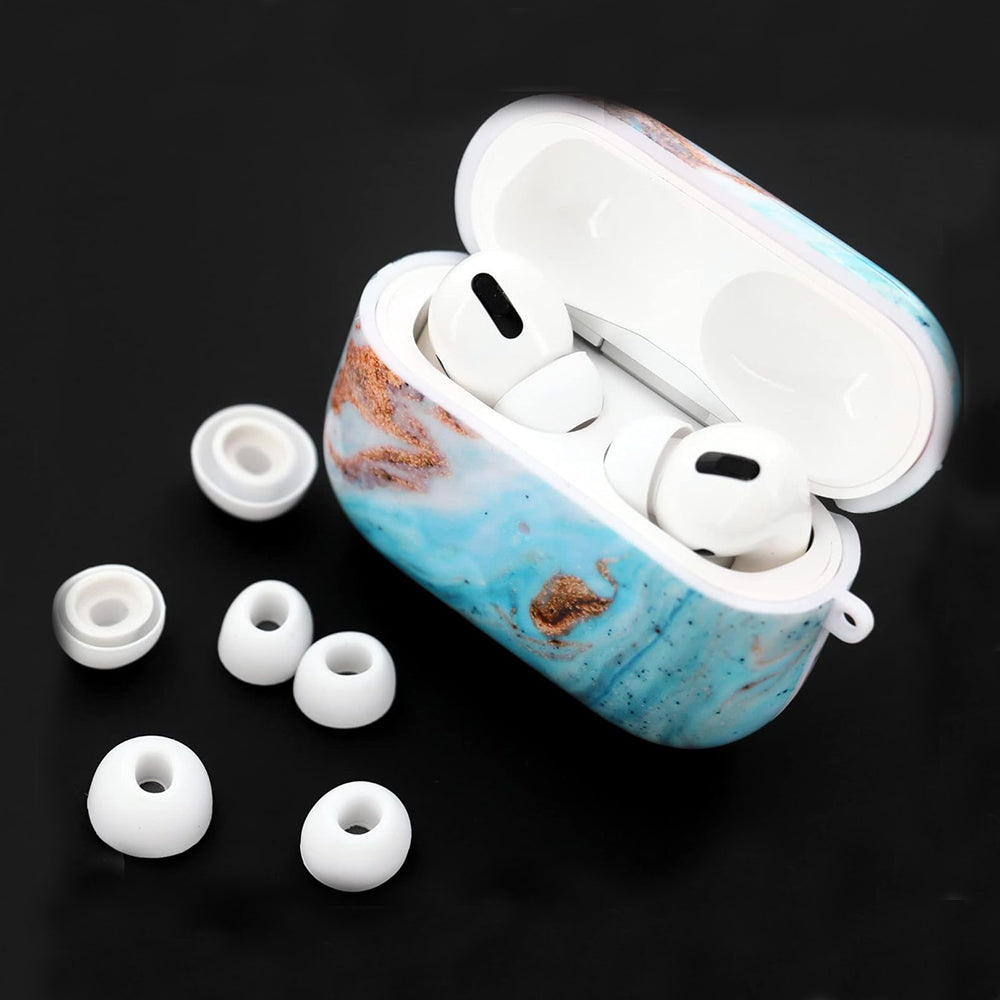 Techsuit ET1 Ear Tips for Apple AirPods Pro Series, Sizes XS / S / L, White