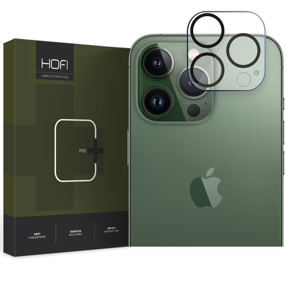 Back Camera Protection Film HOFI CAM PRO+ for Apple iPhone 15 Pro Max / 15 Pro, Tempered Glass, Black