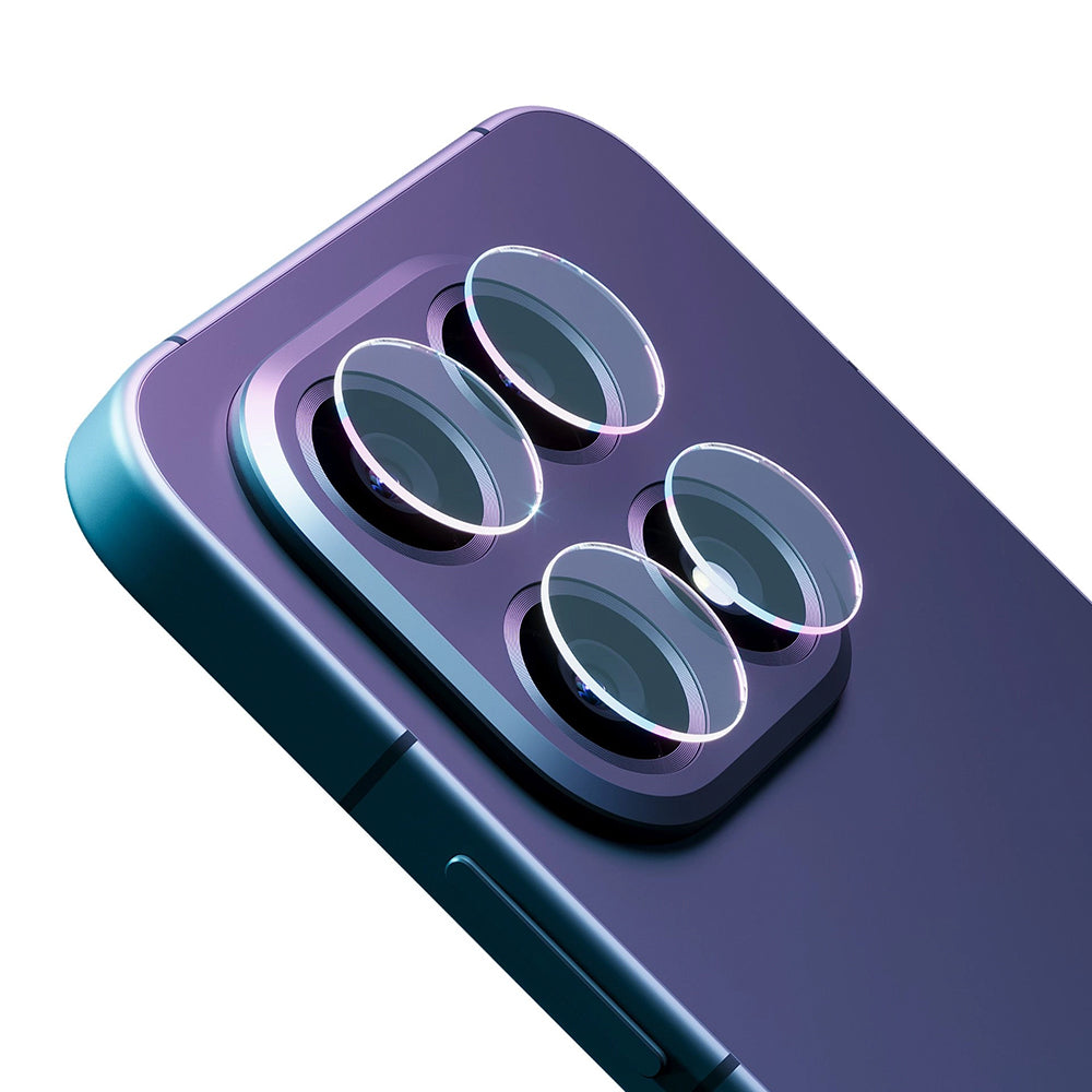 Back Camera Protection Film 3MK Protection for Xiaomi Poco F8 Ultra, Tempered Glass, Set of 4 pieces, Transparent