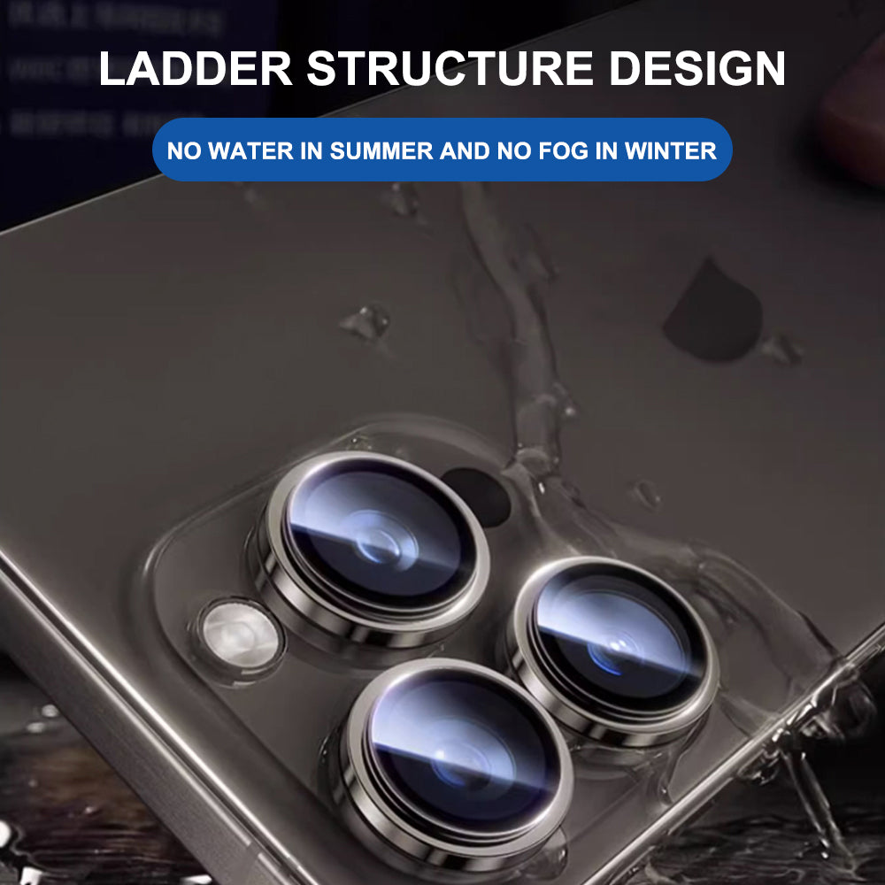 Rear Camera Protection Film Lito Titanium AR for Apple iPhone 17, Tempered Glass, Silver