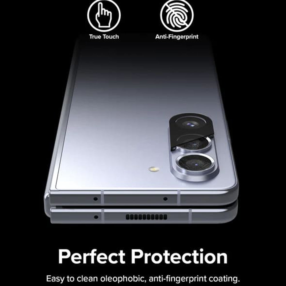 Ringke Rear Camera Protective Film for Samsung Galaxy Z Fold5 F946, Tempered Glass, Set of 2 Pieces, Transparent