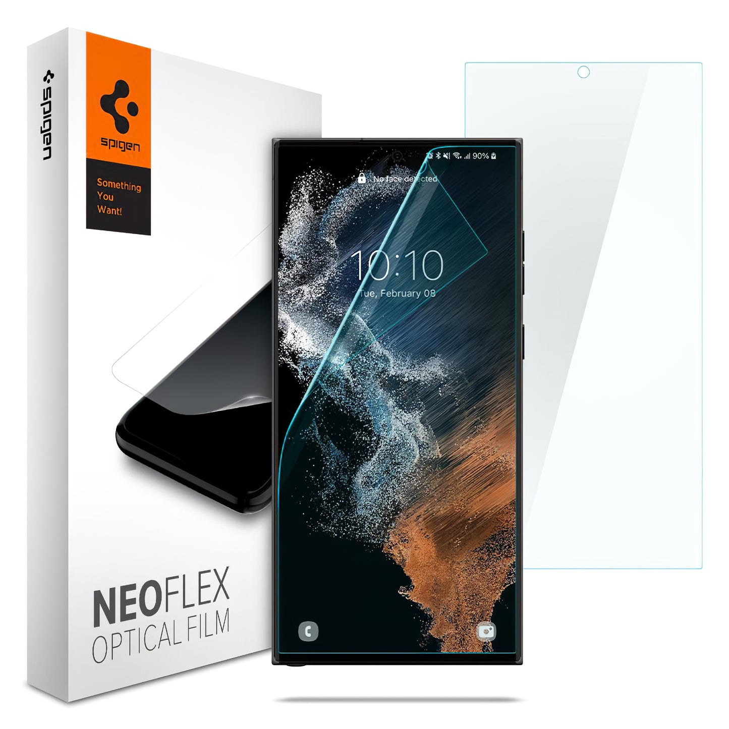 Spigen Neo Flex Screen Protector for Samsung Galaxy S22 Ultra 5G S908, Plastic, Set of 2 pieces AFL04137