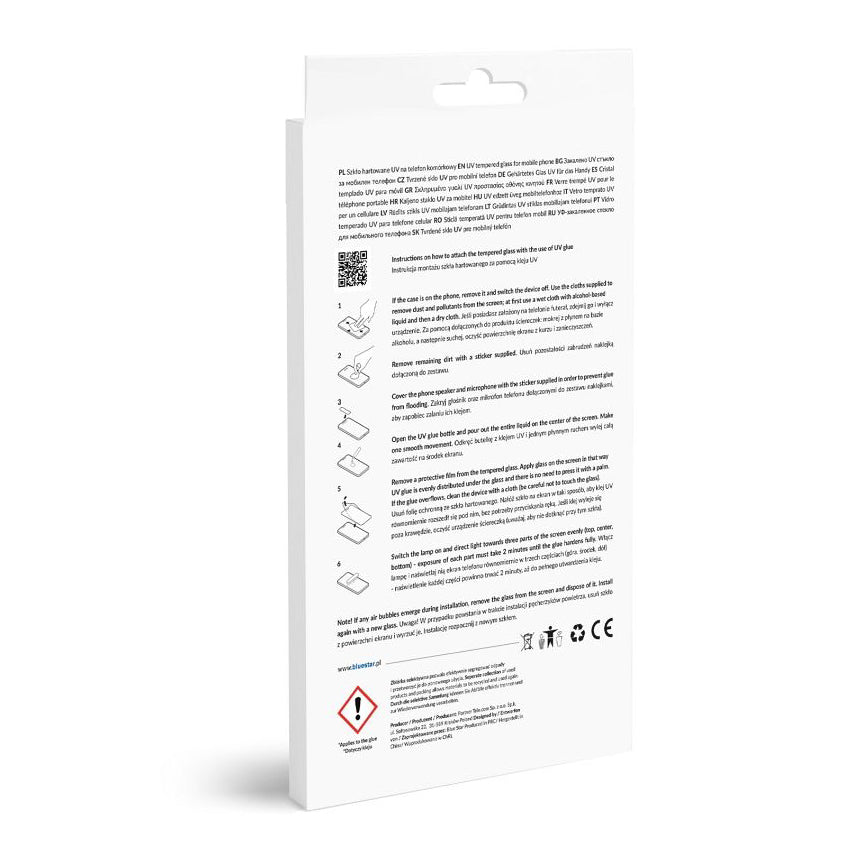 Blue Star Screen Protector for Samsung Galaxy Galaxy S23 Ultra S918, Glass Shield, UV Glue